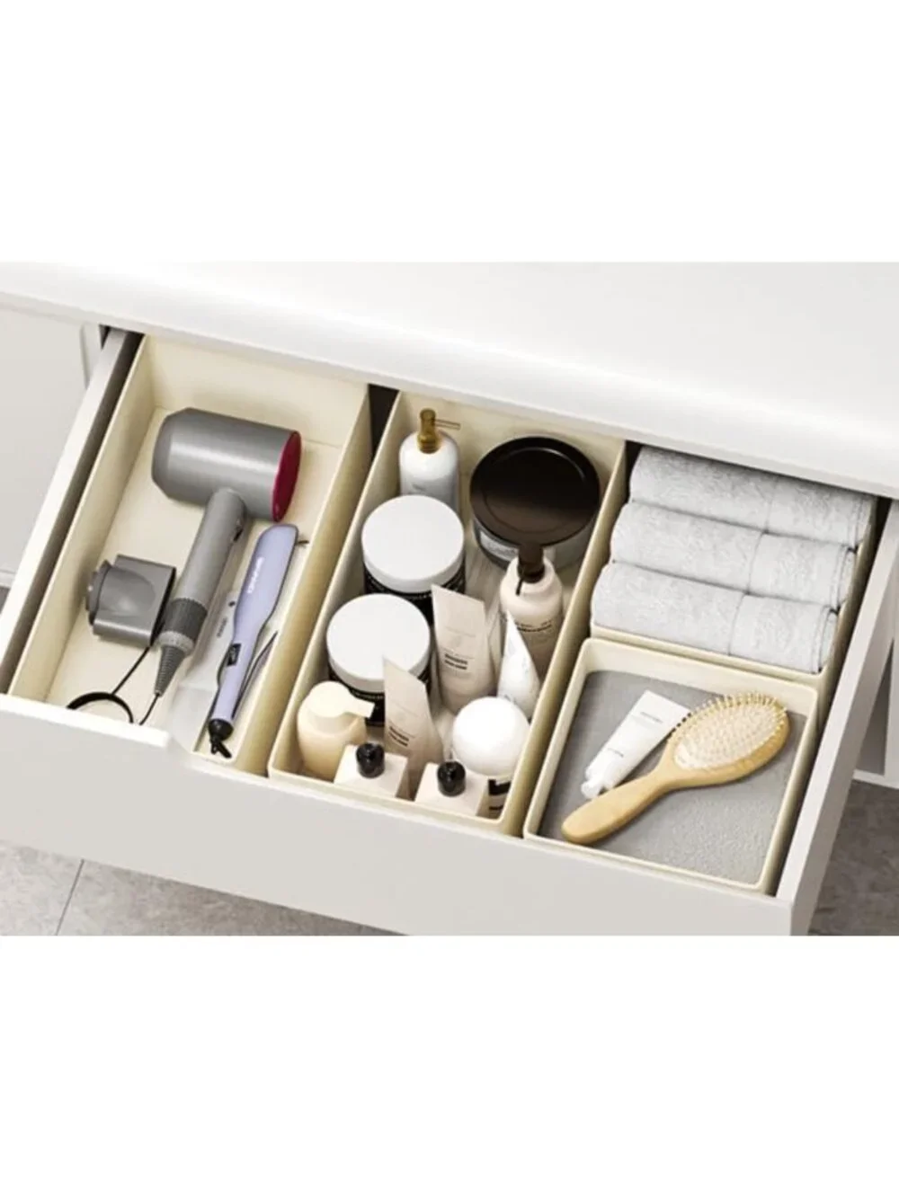 16-Piece Fabric Drawer Organizer Set - Closet Storage Bins for Clothes, Baby